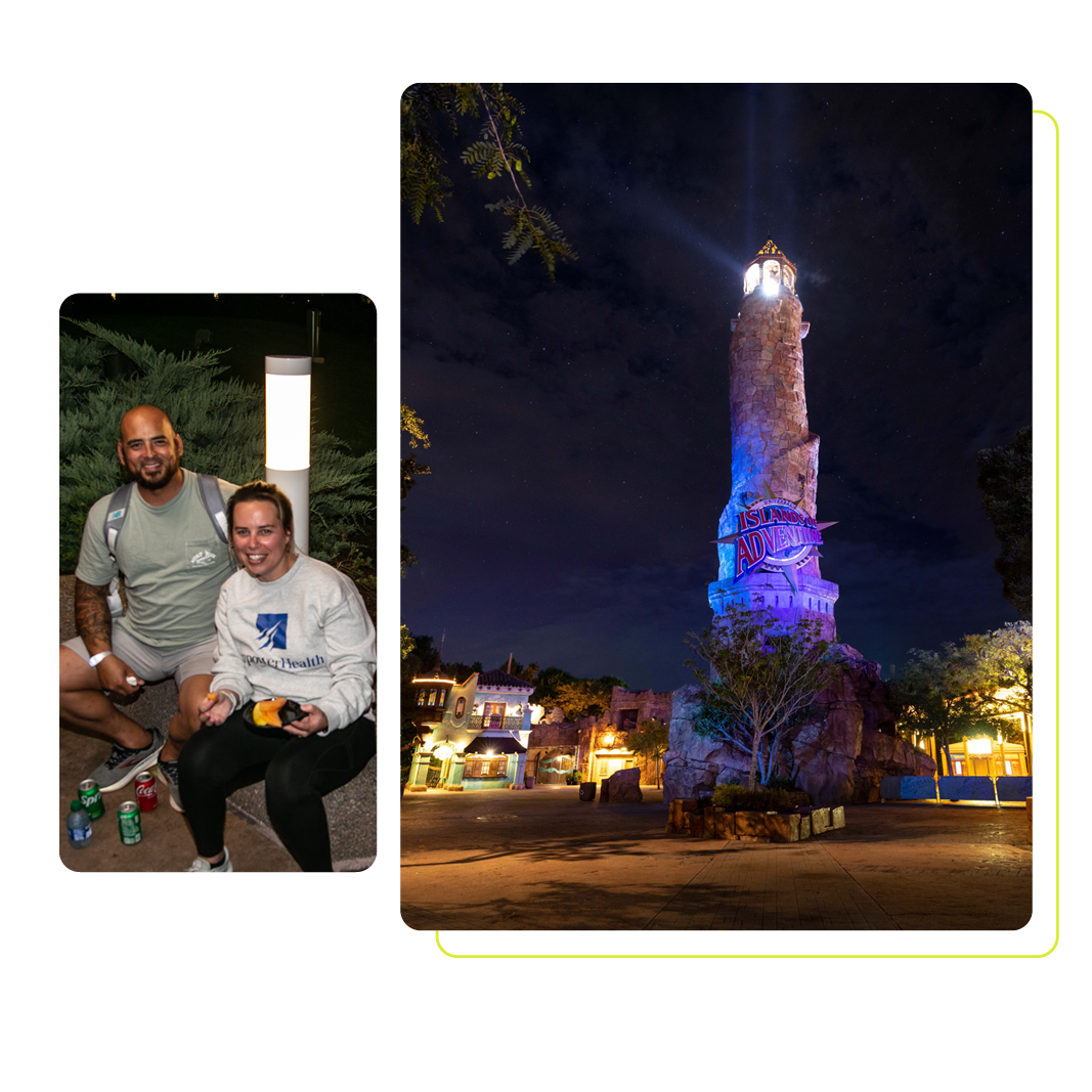 The Global Exchange Conference - Collage of photos from theme park