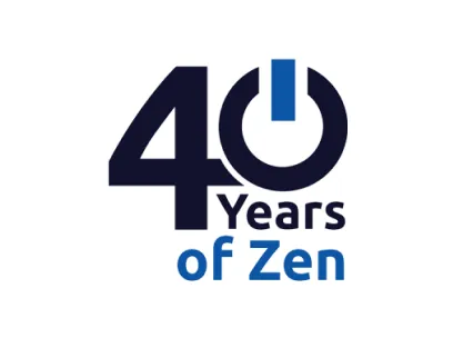 The Global Exchange Conference Gold Sponsor Logo - 40 Years of Zen